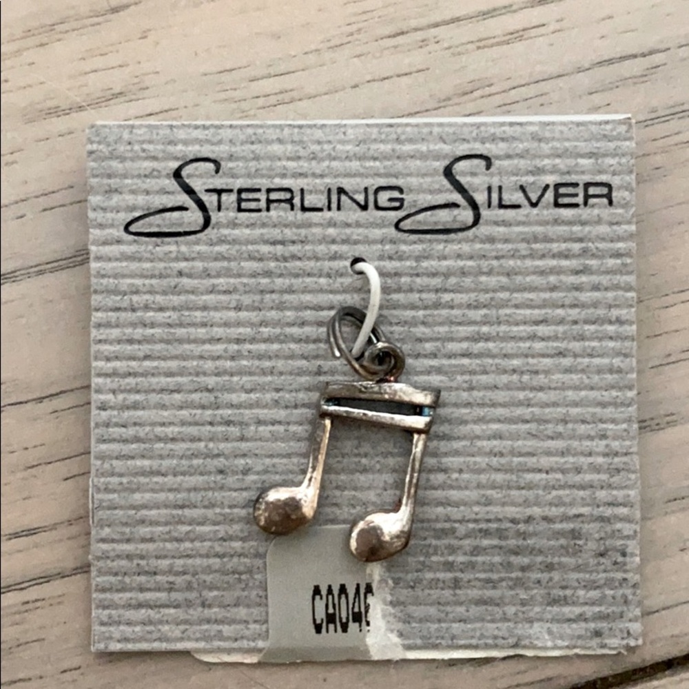 Sterling Silver Music Note Charm